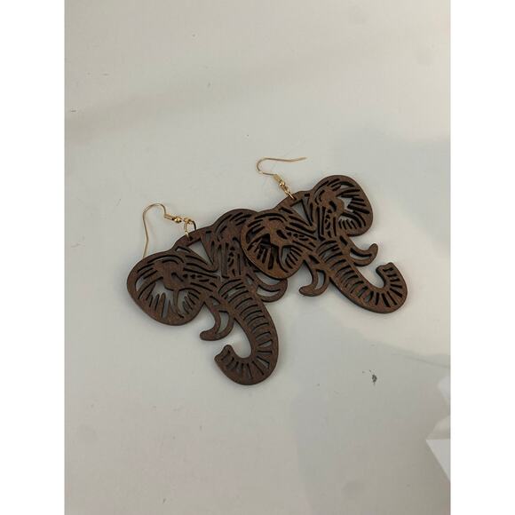 Elephant earrings - Picture 4 of 4